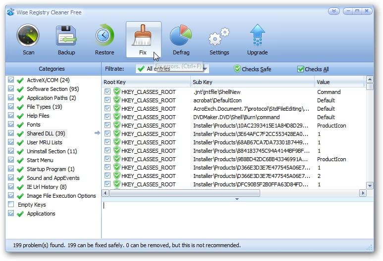 Wise Registry Cleaner Pro Download FOr WIndows Free Download